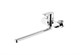 AQUATEK AQ1842CR НИКА Смеситель для ванны с длинным изливом, хром AQ1842CR - фото 338593
