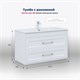AQUANET Boston New Тумба под раковину напольная / подвесная ширина 100 см, цвет белый AQUANET-347183 - фото 338999