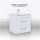 AQUANET Boston New Тумба под раковину напольная / подвесная ширина 60 см, цвет белый AQUANET-306367 - фото 339008