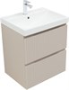 AQUANET Jane (Flat) Тумба под раковину напольная / подвесная ширина 60 см, цвет бежевый AQUANET-343975 - фото 339061