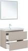 AQUANET Jane (Flat) Тумба под раковину напольная / подвесная ширина 80 см, цвет бежевый AQUANET-343977 - фото 339083