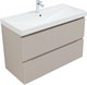 AQUANET Jane (Flat) Тумба под раковину напольная / подвесная ширина 90 см, цвет бежевый AQUANET-343978 - фото 339093