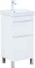AQUANET Slim Тумба под раковину напольная ширина 40 см, цвет белый AQUANET-346040 - фото 339157