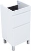 AQUANET Slim Тумба под раковину напольная ширина 40 см, цвет белый AQUANET-346040 - фото 339161