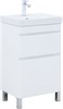 AQUANET Slim Тумба под раковину напольная ширина 50 см, цвет белый AQUANET-346041 - фото 339182