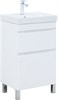 AQUANET Slim Тумба под раковину напольная ширина 50 см, цвет белый AQUANET-346041 - фото 339183