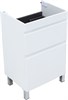 AQUANET Slim Тумба под раковину напольная ширина 50 см, цвет белый AQUANET-346041 - фото 339186