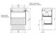 AQUANET Slim Тумба под раковину напольная / подвесная ширина 60 см, цвет белый AQUANET-346047 - фото 339198