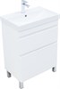 AQUANET Slim Тумба под раковину напольная ширина 60 см, цвет белый AQUANET-346042 - фото 339213