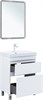 AQUANET Slim Тумба под раковину напольная ширина 60 см, цвет белый AQUANET-346042 - фото 339214