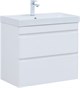 AQUANET Slim Тумба под раковину напольная / подвесная ширина 70 см, цвет белый AQUANET-346048 - фото 339220