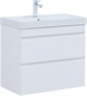 AQUANET Slim Тумба под раковину напольная / подвесная ширина 70 см, цвет белый AQUANET-346048 - фото 339221