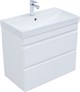AQUANET Slim Тумба под раковину напольная / подвесная ширина 70 см, цвет белый AQUANET-346048 - фото 339225