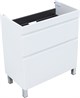 AQUANET Slim Тумба под раковину напольная ширина 70 см, цвет белый AQUANET-346043 - фото 339236