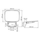 WASSERKRAFT Сиденье для душа, цвет черный WASSERKRAFT SS402 - фото 339421