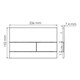 WASSERKRAFT Salm Система инсталляции для унитазов WASSERKRAFT 27TLT.010.ME.BL.MG04 - фото 339435