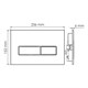 WASSERKRAFT Aller 10TLT.031.ME.MB03 Встраиваемый смывной бачок WASSERKRAFT 10TLT.031.ME.MB03 - фото 339474