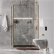 WASSERKRAFT Aisch 55P Душевой уголок прямоугольный размер 120x90 см двери распашные профиль - золото / стекло - прозрачное WASSERKRAFT 55P07 - фото 339509