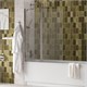 WASSERKRAFT Salm 27P Стеклянная шторка для ванны распашные ширина 110 см профиль - хром / стекло - прозрачное WASSERKRAFT 27P02-110 - фото 339645