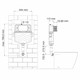 WASSERKRAFT Aller 10TLT.031.ME.MB01 Встраиваемый смывной бачок WASSERKRAFT 10TLT.031.ME.MB01 - фото 339777
