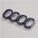 WASSERKRAFT Elbe SC-721121 Карниз для ванной, цвет черный WASSERKRAFT 721121 - фото 340493