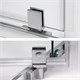 WASSERKRAFT Leine 35P Душевой уголок пятиугольный размер 100x100 см двери распашные профиль - хром / стекло - прозрачное WASSERKRAFT 35P38 - фото 340592