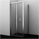 WASSERKRAFT Weser 78F Душевая стенка ширина 90 см, цвет хром WASSERKRAFT 78F03-RP90 - фото 340650