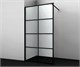 WASSERKRAFT Glan 66W Душевая перегородка ширина 120 см профиль - черный / стекло - прозрачное WASSERKRAFT 66W40 - фото 341181