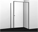 WASSERKRAFT Dill 61S Душевой уголок прямоугольный размер 120x80 см двери раздвижные профиль - черный / стекло - прозрачное WASSERKRAFT 61S06 - фото 341391