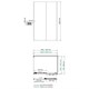 WASSERKRAFT Dill 61S Душевой уголок прямоугольный размер 140x80 см двери раздвижные профиль - черный / стекло - прозрачное WASSERKRAFT 61S35 - фото 341447
