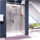 WASSERKRAFT Душевая дверь раздвижные ширина 140 см профиль - хром / стекло - прозрачное WASSERKRAFT 15R31 - фото 341455