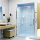 WASSERKRAFT Душевая дверь раздвижные ширина 140 см профиль - хром / стекло - прозрачное WASSERKRAFT 58R31 - фото 341503