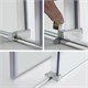 WASSERKRAFT Vils 56R Душевая дверь раздвижные ширина 110 см профиль - хром / стекло - прозрачное WASSERKRAFT 56R13 - фото 341908