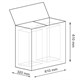 WASSERKRAFT Fulda WB-520 Корзина, цвет коричневый WASSERKRAFT WB-520-L - фото 341961