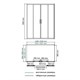 WASSERKRAFT Lippe 45S Душевой уголок прямоугольный размер 150x100 см двери раздвижные профиль - хром / стекло - прозрачное WASSERKRAFT 45S49 - фото 342939