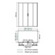 WASSERKRAFT Lippe 45S Душевой уголок прямоугольный размер 160x100 см двери раздвижные профиль - хром / стекло - прозрачное WASSERKRAFT 45S52 - фото 342970