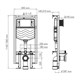 WASSERKRAFT Vils 56TLT.010.ME Система инсталляции для унитазов WASSERKRAFT 56TLT.010.ME - фото 343111