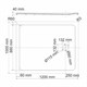 WASSERKRAFT Rhin 44T Душевой поддон прямоугольный искусственный камень размер 120x100 см, белый WASSERKRAFT 44T10 - фото 343278