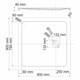 WASSERKRAFT Neime 19T Душевой поддон квадратный искусственный камень размер 90x90 см, черный WASSERKRAFT 19T03 - фото 343460