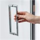 WASSERKRAFT Weser 78F Душевая дверь складная ширина 100 см профиль - хром / стекло - прозрачное WASSERKRAFT 78F12 - фото 343467