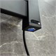 FIXSEN Полотенцесушитель электрический HI-TECH 800х500 черный (FX-7500B) FX-7500B - фото 343616