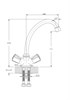 RUSH Pioneer Смеситель для кухонной мойки (PI7950-22), цвет хром PI7950-22 - фото 343802