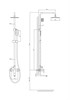 RUSH Bruny Душевая система (BR4335-40), цвет хром BR4335-40 - фото 344074