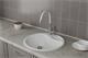 RUSH Siple Смеситель для кухонной мойки с гибким изливом (SI7335-60White), цвет хром / белый SI7335-60White - фото 344163
