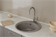 RUSH Siple Смеситель для кухонной мойки с гибким изливом (SI7335-60Grey), цвет хром / серый SI7335-60Grey - фото 344166