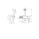 RUSH Thira Гигиенический душ встраиваемый (TR3635-99Grey), цвет графит TR3635-99Grey - фото 344400