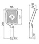RUSH Thira Встроенная душевая система (TR3635-60Grey), цвет графит TR3635-60Grey - фото 344418