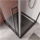 CEZARES Liner Душевой уголок прямоугольный размер 120x90 см двери распашные профиль - оружейная сталь / стекло - прозрачное LINER-AH-1-120/90-C-GM-L - фото 344566