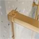 CEZARES Tandem-Soft Шторка на ванну раздвижная ширина 180 см профиль - брашированное золото / стекло - прозрачное TANDEM-SOFT-VF-2-180/145-C-BORO-IV - фото 344786