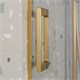CEZARES Tandem-Soft Шторка на ванну раздвижная ширина 180 см профиль - брашированное золото / стекло - прозрачное TANDEM-SOFT-VF-2-180/145-C-BORO-IV - фото 344788